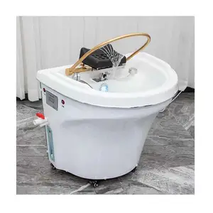 Lavatório portátil profissional para cabeleireiro shampoo cadeira preço barato shampoo tigelas pia e cadeiras