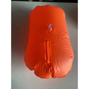 Bouée de natation double airbag Kaixiang pour adulte, orange, avec ceinture, pour la pêche et la sécurité aquatique - Product Image 4