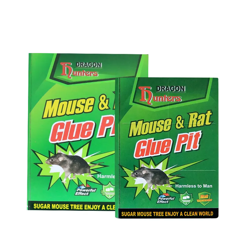 부엌 창고 용 쥐 접착제 함정 강력한 접착제 마우스 포수 무해한 종이 보드 마우스 스티커 킬러