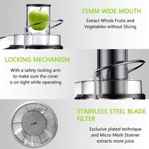 Máy Ly Tâm Cafulong 800W, Bằng Thép Không Gỉ, Máy Vắt Sữa, Máy Ly Tâm Jus Professionnel - Product Image 3