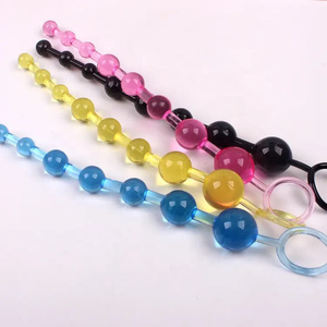 Juguetes <span class=keywords><strong>anales</strong></span> largos para mujeres, Juguetes sexuales con tapón Anal, bola con cuentas, <span class=keywords><strong>precio</strong></span> barato - Product Image 4