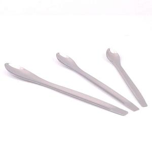Gelsonlab HSG-225 3 unids/set cuchara de cuerno de acero inoxidable, cucharón Medicinal, suministros de <span class=keywords><strong>laboratorio</strong></span> longitud 10cm,12cm,14cm - Product Image 5