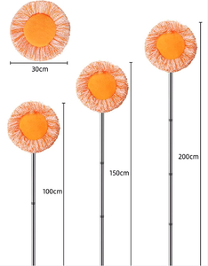 Mopa para limpiar pisos, manos libres, cabezal giratorio mágico, limpieza, lavado de autos, limpiador, mopa giratoria Sunflower - Product Image 2