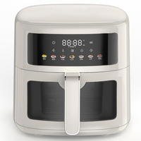 Ensemble d'outils de cuisine domestique 2023, taille familiale électrique 6L santé sans huile, antiadhésif rond réutilisable appareils ménagers intelligents