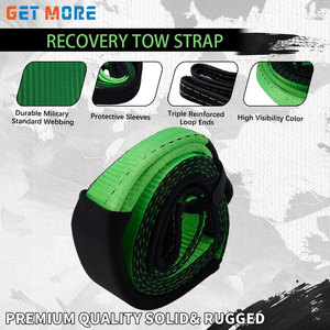 Araba kamyon Tow askı <span class=keywords><strong>3</strong></span> ''X 20ft kurtarma kayışı Lab test 35,000 lb Snatch askı acil Off-Road araçlar için 4x4 aksesuarları - Product Image 4