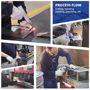 עגלת אחסון מתקפלת ניידת עשויה פלדת פחמן, עמידה בפני חלודה, לספרים וספריות. - Product Image 6