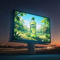Usine LNP4 mur vidéo extérieur panneau d'affichage LED affichage numérique pour magasin d'électronique panneau publicitaire avant