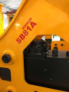 Disjoncteur hydraulique SOOSAN SB81A de haute qualité Silence de type latéral démolition efficace des roches dures pour les pelles lourdes de 18 à 26 tonnes - Product Image 2