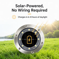 Lampe solaire LED à piquet pour jardin avec indice de protection IP65, lumière blanche chaude pour extérieur, camping et pelouse