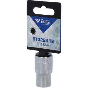 Brilliant Tools 1/2" 12-point <b>socket</b>, 12 mm - Product Image 4