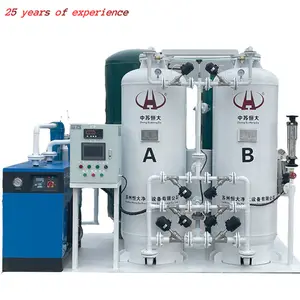 Endüstriyel oksijen jeneratörü makinesi taşınabilir PSA oksijen dolum O2 jeneratör fabrika fiyat için üretim tesisi