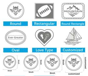 Le più vendute decalcomanie per <span class=keywords><strong>auto</strong></span> in vinile anti-uv impermeabili di dimensioni e forma personalizzate per decorativi - Product Image 6