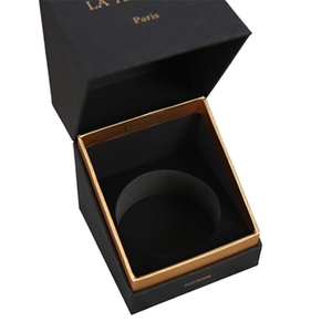 De <span class=keywords><strong>gama</strong></span> alta personalizar magnético caja de papel rígida tarro vela frasco cajas de embalaje Cajas de Regalo para velas - Product Image 2