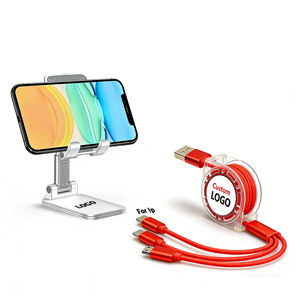 促销商务礼品定制印有徽标旅行手机支架手机支架桌面手机支架 - Product Image 1