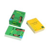 La Chine personnalise les cartes de conversation avant et arrière Parlez à un jeu de cartes de couple avec votre conception