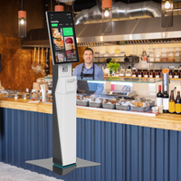 Borne de paiement par carte de paiement en libre-service pour les restaurants et les magasins d'alimentation