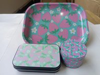 Accessoires pour fumeurs Broyeur d'herbes Broyeur personnalisé de qualité supérieure Broyeur d'herbes en métal à impression complète de différentes couleurs