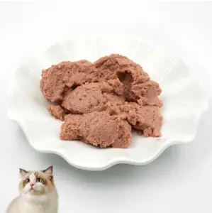 맛의 하이 퀄리티 도매 다양 한 애완 동물 크림 취급 고양이 개 통조림 식품 젖은 음식