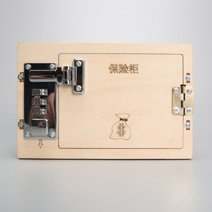 Jouet d'expérimentation en bois STEM DIY <span class=keywords><strong>Science</strong></span> Small Making Machine Password Safe pour les élèves du primaire/du collège, éducation STEM - Product Image 4