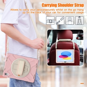 New Thông Minh Chống Sốc Màu Hồng Cô Gái Tablet trường hợp đối với iPad 2022 10th thế hệ 10.9 inch 10 Gen Bìa trường hợp - Product Image 5