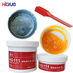 <span class=keywords><strong>Colle</strong></span> de <span class=keywords><strong>mastic</strong></span> de réparation AB époxy gris à deux composants résistant à la chaleur PC111 utilisée <span class=keywords><strong>pour</strong></span> la réparation du fer, de l'acier, de l'<span class=keywords><strong>aluminium</strong></span> et du cuivre - Product Image 2