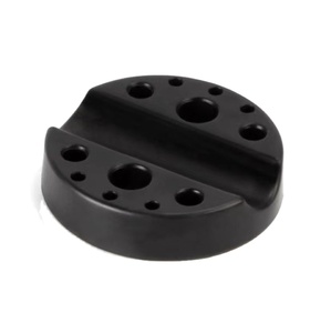 Round Silicone Ink Cup <b>Holder</b> Black Base PMU Pigment Stand Tray for Tattoo Artist Studio Use Professional Tattoo Studio Use - Product Image 1