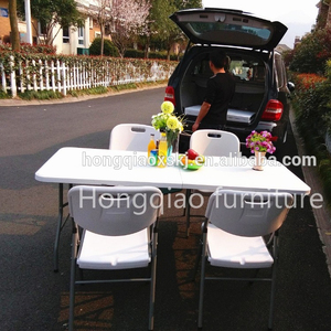 4FT Gấp trong nửa bảng, dễ dàng có thể gập lại, bảng cắm trại với khóa và xử lý - Product Image 4