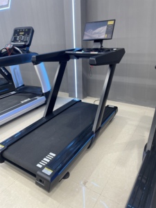 Tapis de course motorisé sans fil avec projection d'écran, nouveau modèle commercial pour usage en salle de sport, conception électrique pliable, Heart - Product Image 4