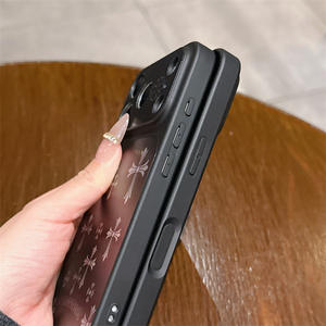 Funda para Teléfono Móvil Apple 17 Air con Diseño <span class=keywords><strong>de</strong></span> Cruz Láser Colorida, iPhone 16 Pro Max, Corazón, 13, 14 Plus, Sensación <span class=keywords><strong>de</strong></span> <span class=keywords><strong>Alta</strong></span> <span class=keywords><strong>Gama</strong></span>, Anti-caídas - Product Image 4