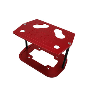 Support de batterie en alliage d'aluminium Getitall pour Optima 34/78, couleur rouge - Product Image 1