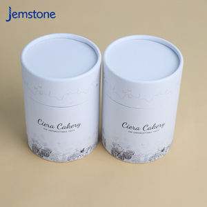 Boîte d'emballage cylindrique en carton kraft pour capsules de thé en vrac de qualité alimentaire, design personnalisé, recyclable, tube en papier pour poudre de protéines - Product Image 5