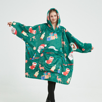 Couverture à capuche Sherpa unisexe surdimensionnée, luxueuse et chaude pour l'hiver, lavable en machine, certifiée OEKO-TEX, prix usine