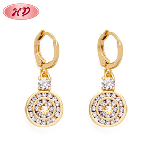 Moda Popular de lujo de 3 unidades conjunto de joyas 18 K oro Plaetd austriaco conjunto de joyas para mujeres joyería de la boda - Product Image 3