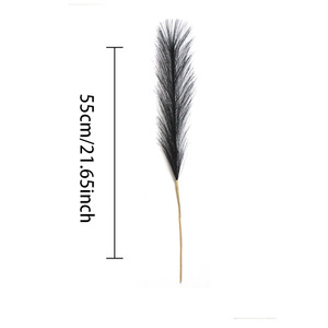 AYOYO - Decoración para el Hogar con Caña Artificial de 55 cm, Flores Artificiales de <span class=keywords><strong>Cortaderia</strong></span> Selloana - Product Image 6