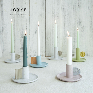 JOYYE High Quality Trendy <strong>Range</strong> Ceramic CandleStick Novelty <strong>Candle</strong> <strong>Holders</strong> for Home Decor Desktop Candleholders - Product Image 6