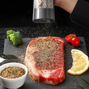 Kitchen Utensils Decoration Automatic Electric Battery Operated Spice Salt and <b>Pepper</b> Mill Bottle Grinder for Spices - Product Image 4