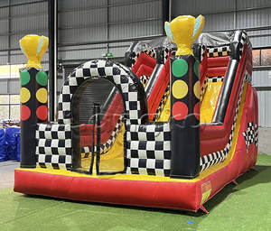 สไลด์ขนาดใหญ่เป่าลมน้ำ/แห้ง<span class=keywords><strong>รถ</strong></span>สไลด์พีวีซีเป่าลมบ้านเป่าลม - Product Image 4