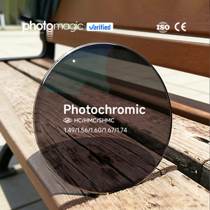 Photomagic 1.56 <span class=keywords><strong>Verres</strong></span> Photochromiques Anti-Lumière Bleue Haute Qualité Meilleur Prix Meilleures Ventes Populaires <span class=keywords><strong>Verres</strong></span> Optiques Adaptatifs Vente en Gros - Product Image 1