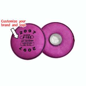Filtro de Algodón P100 con Carbón Activado para Respirador, Protección contra Vapores Orgánicos, Humo, Gases de Soldadura y Polvo - Product Image 5