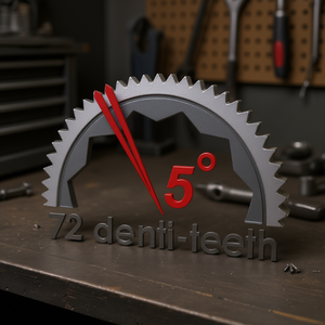 Clé à cliquet Fervi 72 dents, mécanisme d'engrenage de précision à 5 degrés - Product Image 2