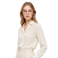 Gafas de acetato de moda vintage, montura pequeña, diseño de retales, monturas de gafas de estilo Europeo Americano, gafas ópticas
