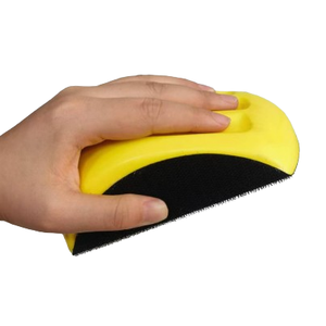 Pexmientas 5 بوصة خطاف يدوي وحلقة كتلة طحن يدوية على شكل فأر خطاف حلقة صنفرة كتلة صنفرة يدوية فوم وسادات دعم - Product Image 1