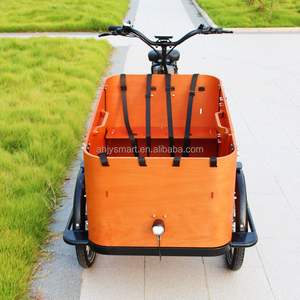 <span class=keywords><strong>Vélo</strong></span> cargo à 3 roues avec <span class=keywords><strong>porte</strong></span> latérale, <span class=keywords><strong>vélo</strong></span> cargo <span class=keywords><strong>électrique</strong></span> noir, utilisation familiale, <span class=keywords><strong>remorque</strong></span> cargo à trois roues avant, cadre en acier - Product Image 4