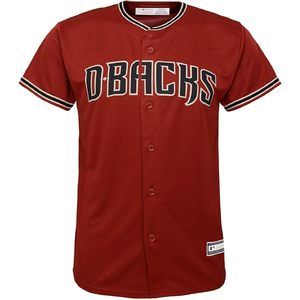 Arizona Diamondbacks Kids Youth Red Alternate Player Jersey Carroll 7 Moisture Wicking <b>Baseball</b> Collar - Product Image 2