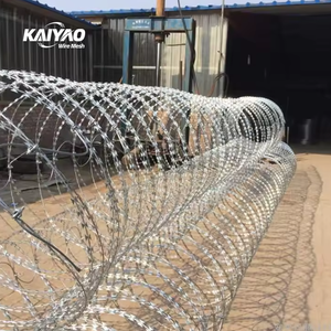 Giá tốt nhất mạ kẽm dao cạo dây thép gai hàng rào chống leo lên an ninh chéo dao cạo dây thép gai - Product Image 5