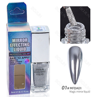 Bojun MFDA 16 Couleurs Poudre Liquide Effet Miroir Caméléon Sans Désordre Effet Chrome Métallique pour Ongles Sans TPO FDS Vente en Gros en Vrac