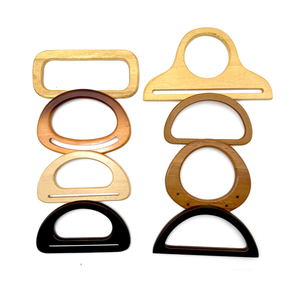 En gros Matériel de <span class=keywords><strong>Sac</strong></span> À Main Poignées en <span class=keywords><strong>Bois</strong></span> <span class=keywords><strong>Sac</strong></span> Rond À La Main Poignée - Product Image 5