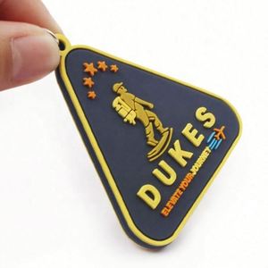 Customizable Soft PVC Keychains for Personal & Business 2D & 3D Logo Personalized Promotional Carabiners - Product Image 2