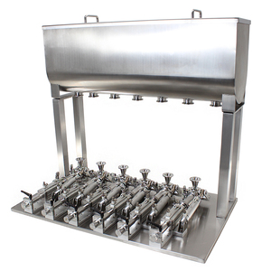 Machine de remplissage automatique de fromage à faible pression, pompe à piston, pour pâtes et lotions, pneumatique, personnalisable OEM pour l'industrie automobile - Product Image 1
