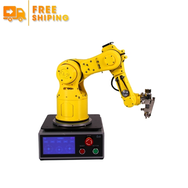 New RobotAnno Small 5kg 6dof Low Cost Robotic Arm with CE Certified Stepping Motor 0.5mm Accuracy 1-Year Warranty